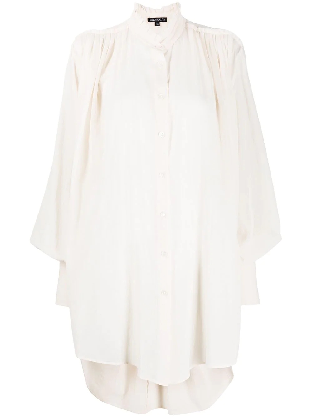 oversized blouson shirt - 1