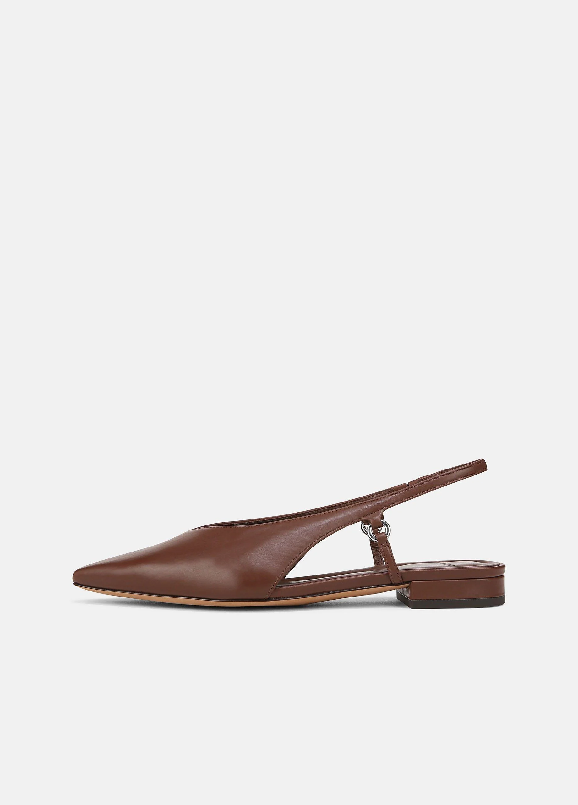 Ines Leather Slingback Flat - 1