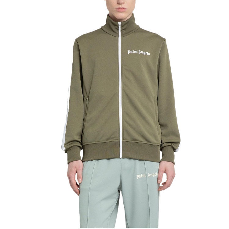Palm Angels Classic Track Jacket 'Military White' PMBD001C99FAB0015601 - 3