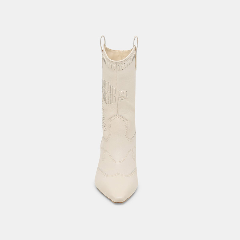 TAVLA BOOTS OFF WHITE LEATHER 9
