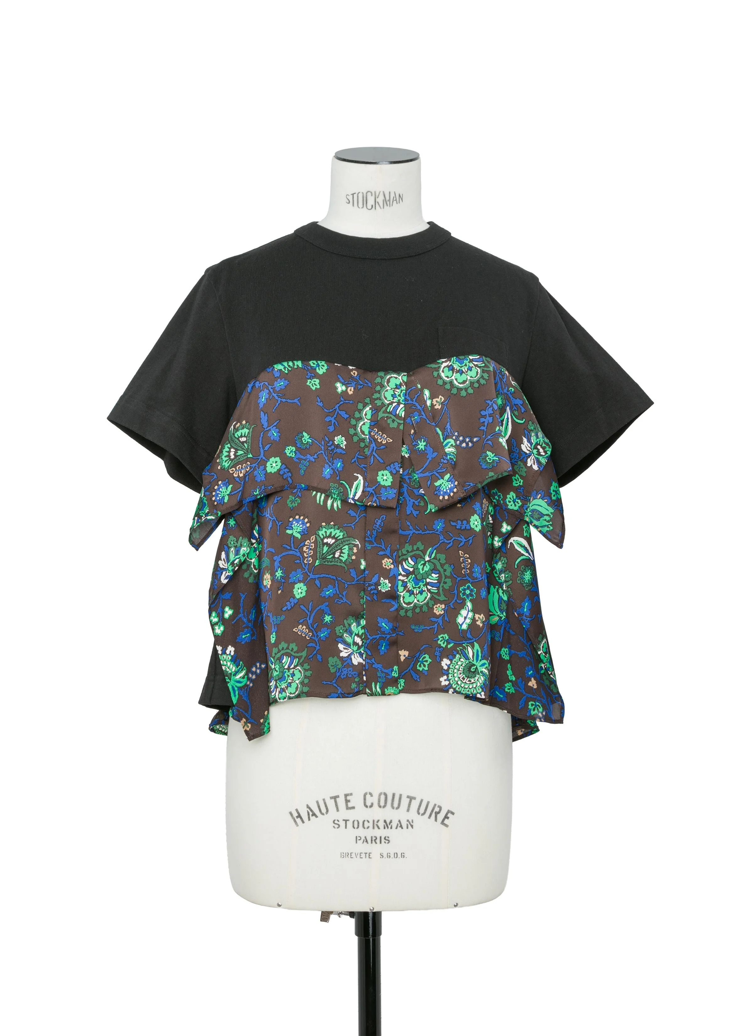 Floral Print x Cotton Jersey T-Shirt - 1