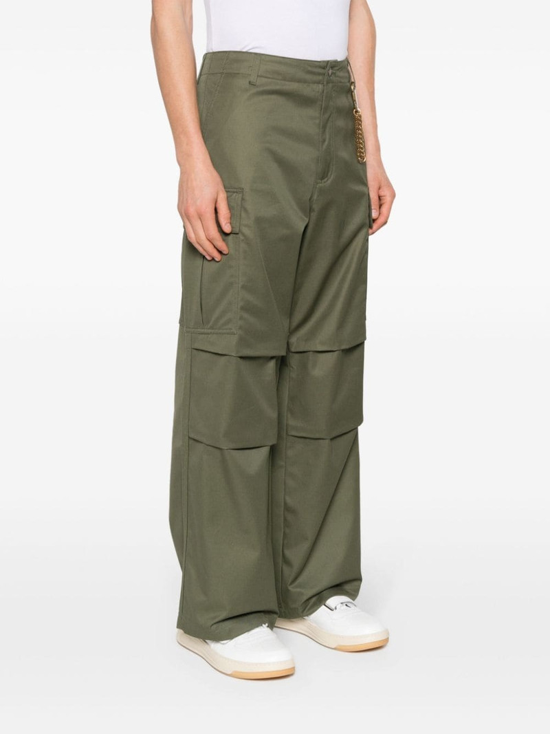 twill wide-leg trousers 3