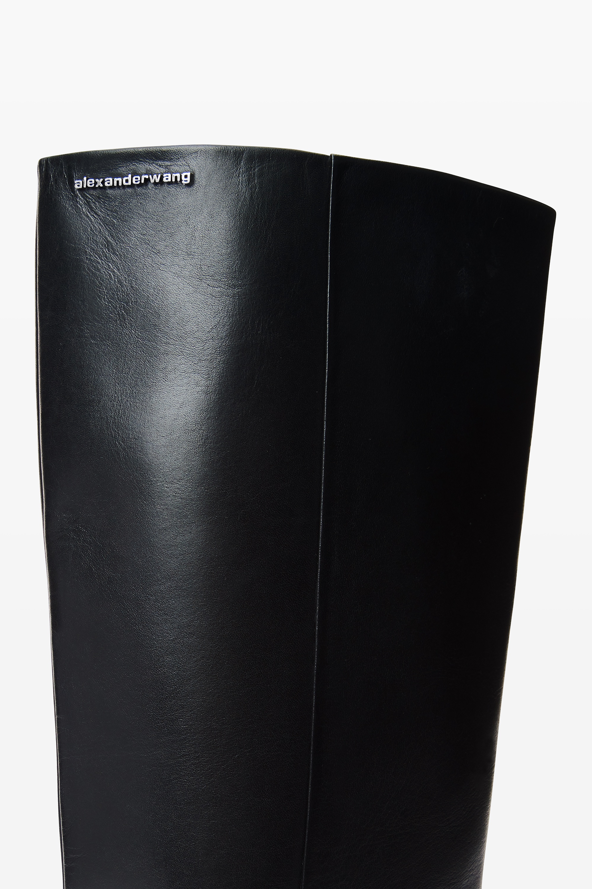 Diablo Tall Boot with Open Back in Leather - 4