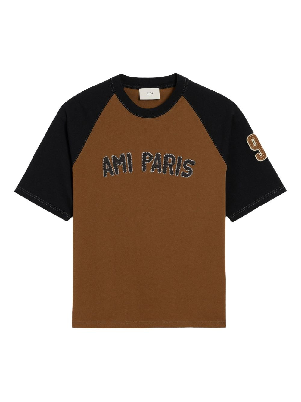 Ami Paris T-shirts and Polos Brown - 1