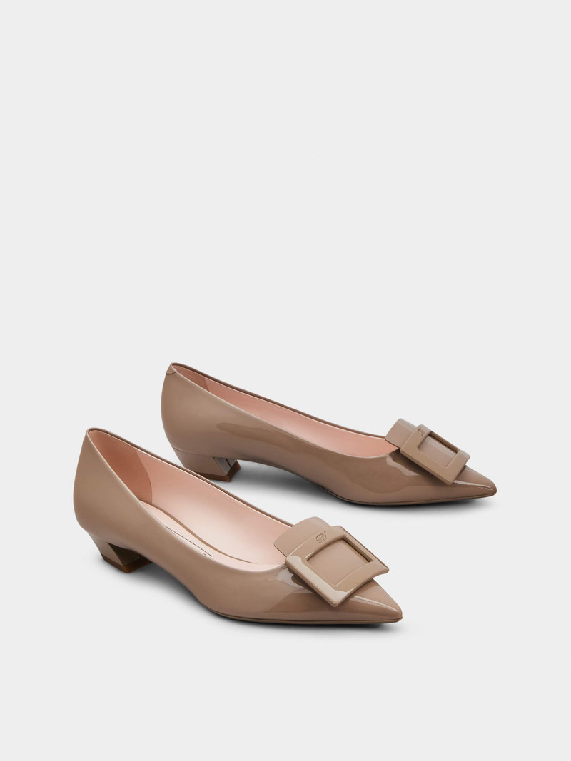 Gommettine Lacquered Buckle Ballerinas in Patent Leather 2