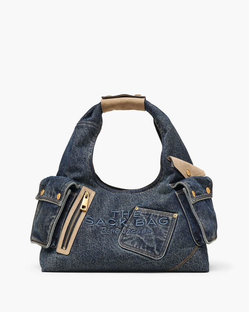 THE DENIM SUEDE CARGO SACK BAG 1