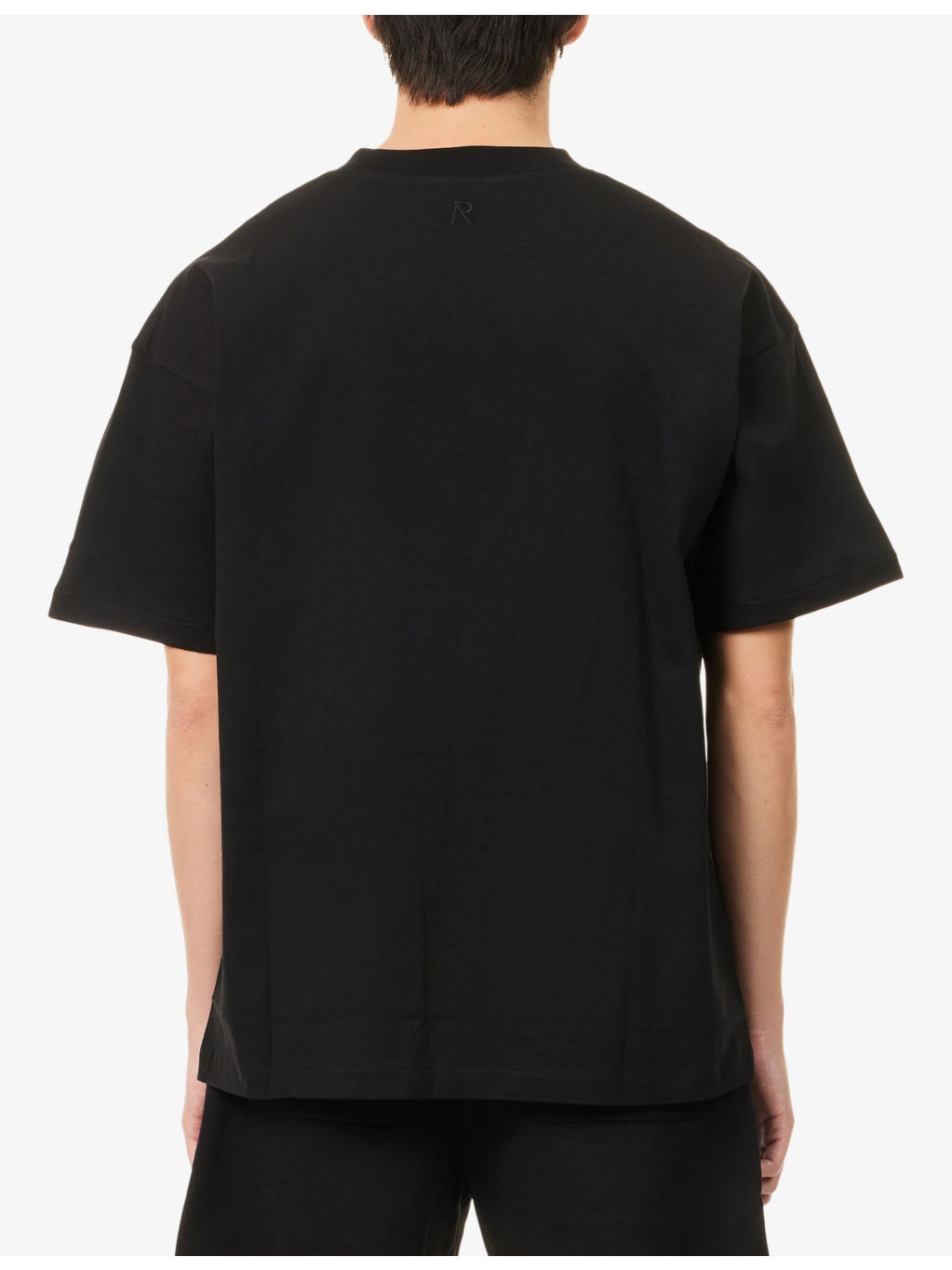 Initial Oversized Cotton T-Shirt - 4