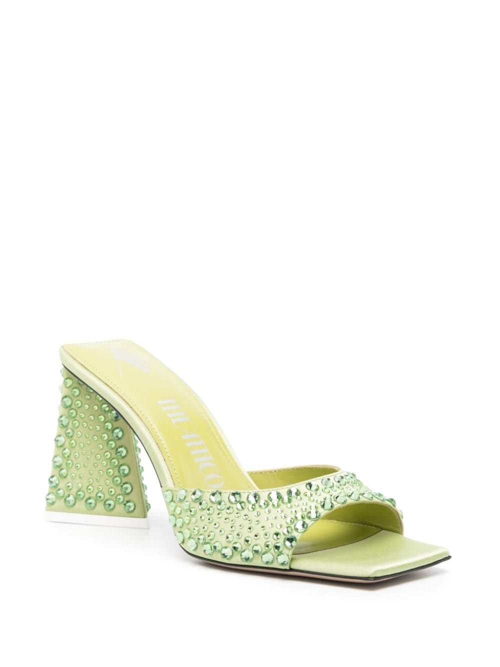 Mini Devon 85mm rhinestone-embellished mules - 2