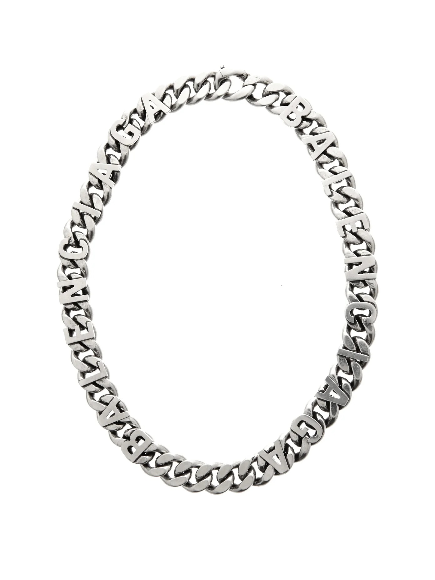 Logo-chain choker necklace - 1