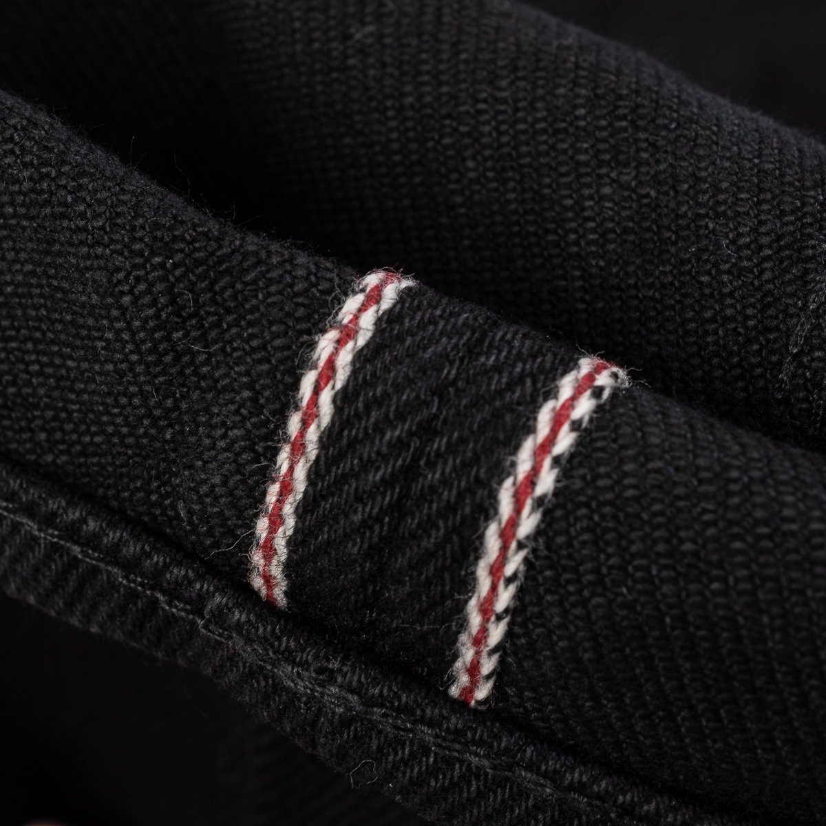 IH-555S-SBG 21oz Selvedge Denim Super Slim Cut Jeans -  Superblack (Fades To Grey) - 12