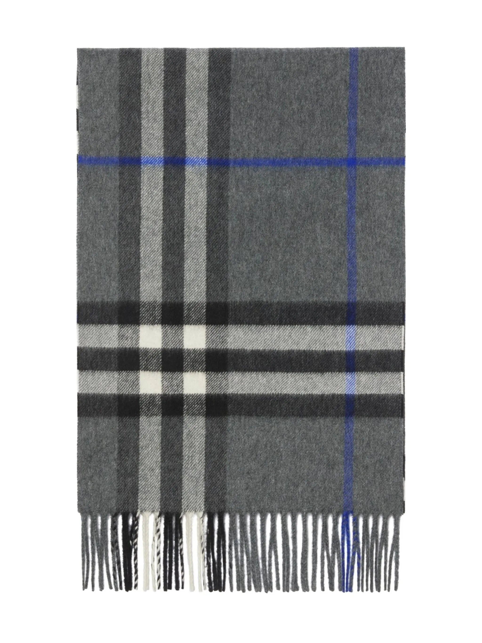 checked cashmere scarf - 2