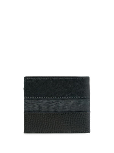 Diesel leather stripe billfold wallet outlook