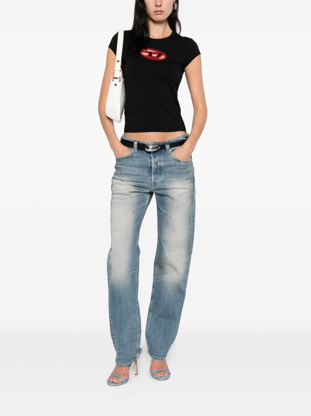 logo-detail short-sleeve top - 2