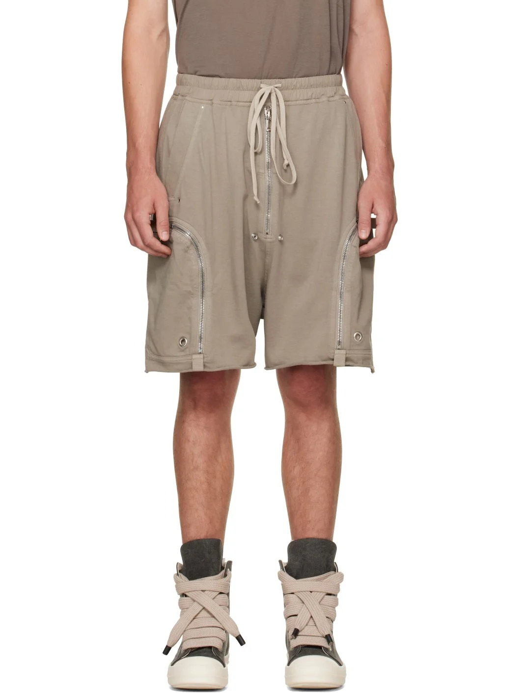 Gray Tower Bauhaus Shorts - 1