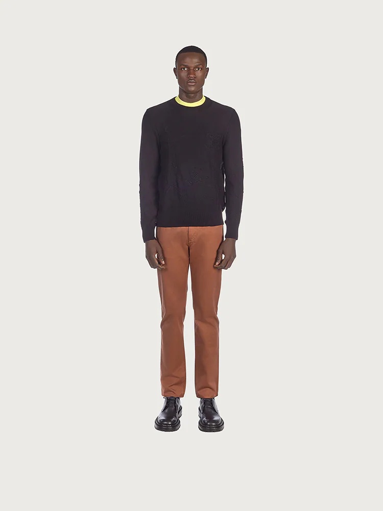 DENIM 5 POCKET TROUSERS - 3