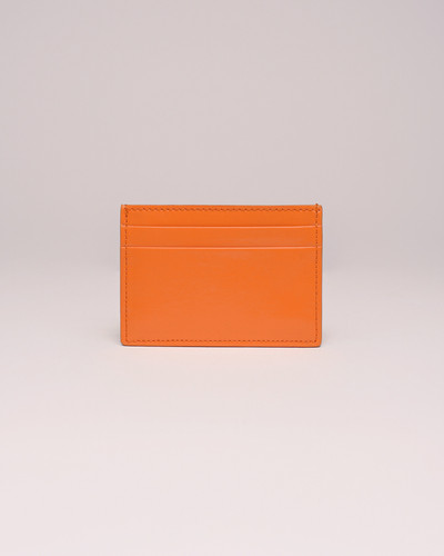 Nanushka GILBERT - Patent Vegan leather card holder - Orange outlook