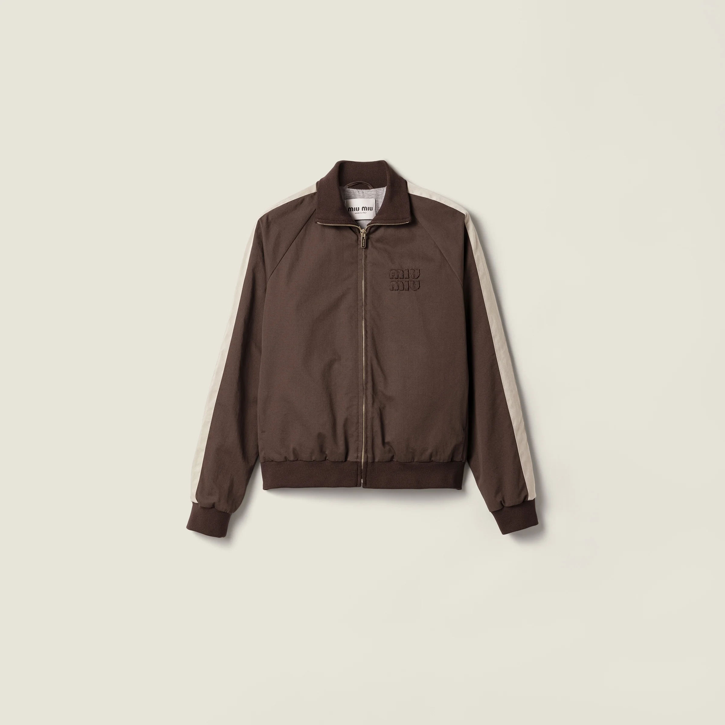 Washed twill blouson jacket - 1