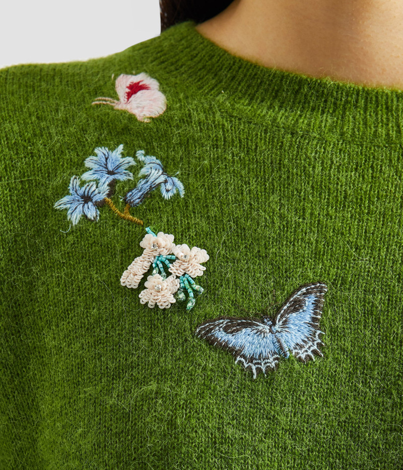 EMBELLISHED CREW NECK JUMPER 5