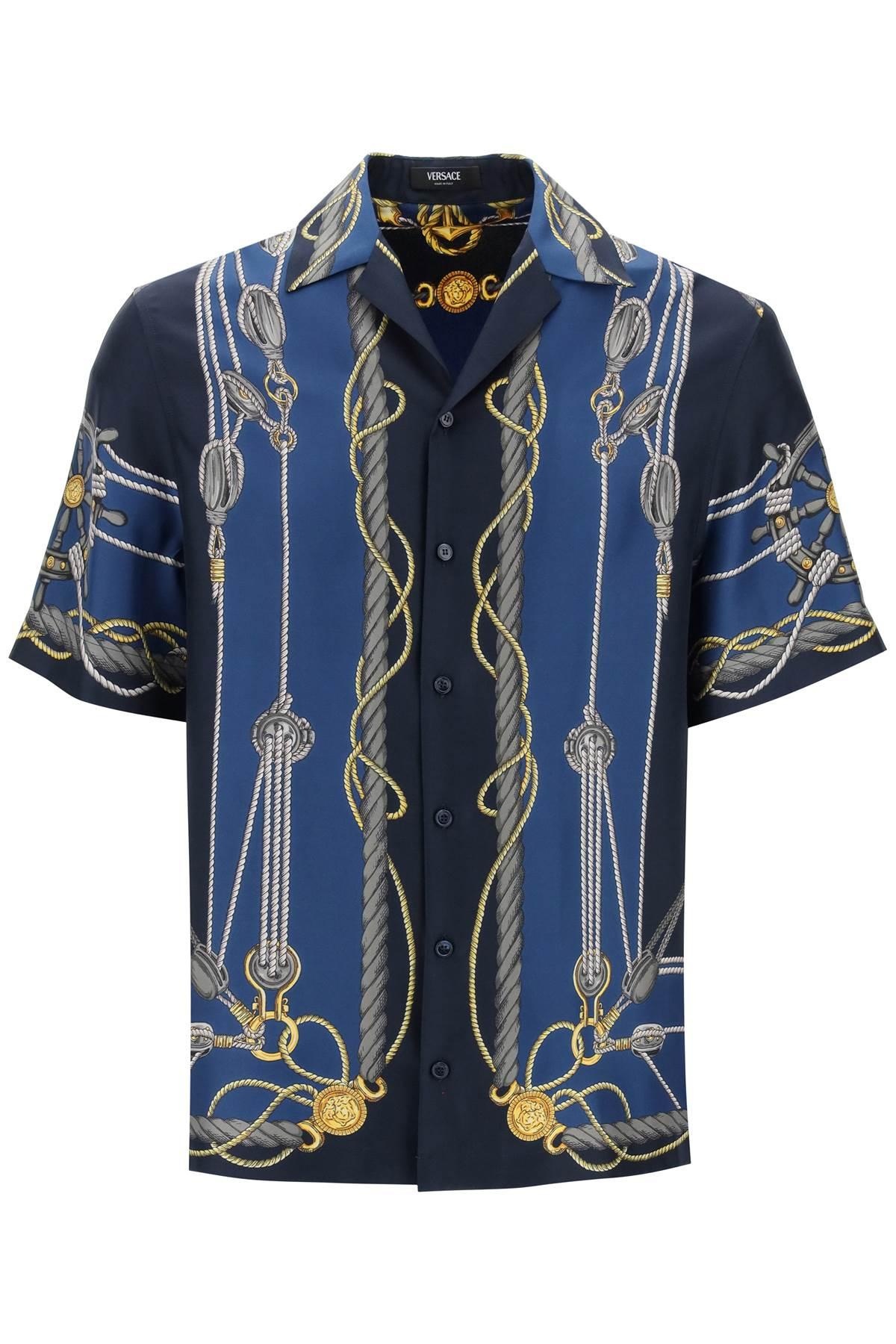 Versace Nautical bowling shirt - 1