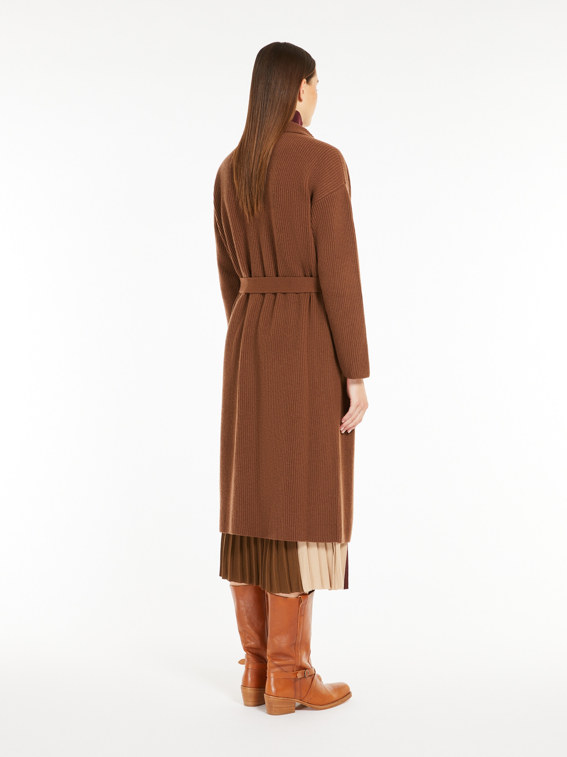 KABUL Rib-knit wool cardigan - 4