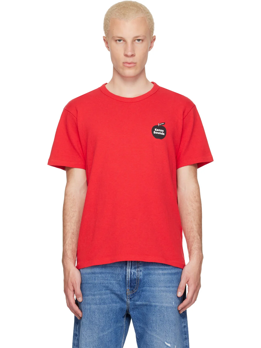 Red Kenzo Paris 'KENZO Sounds' Slim T-shirt - 1