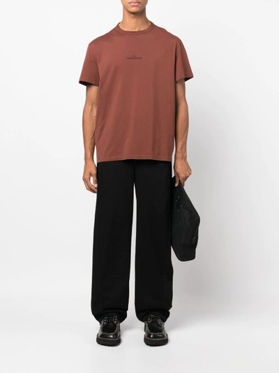 Maison Margiela embroidered-logo short-sleeve T-shirt outlook