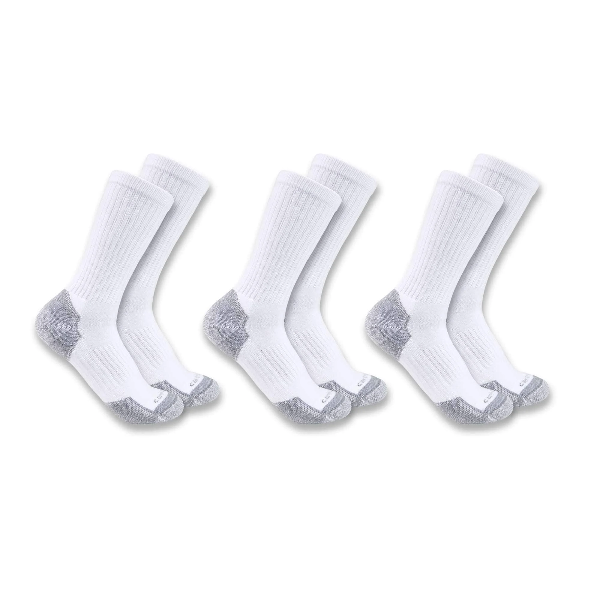 Midweight Cotton Blend Crew Sock 3-Pack - 1