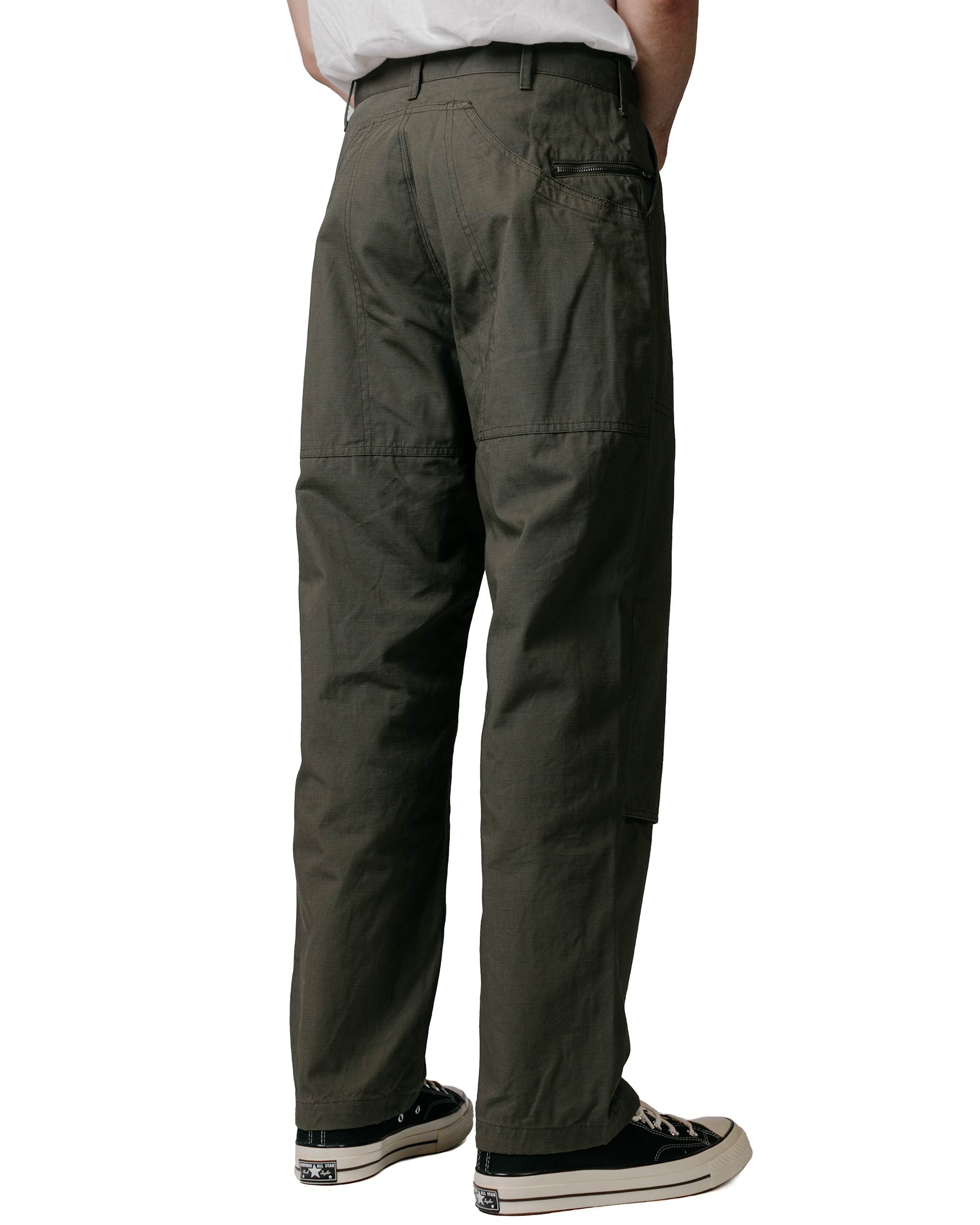 Climbing Pant Olive Heavyweight Cotton Ripstop - 3