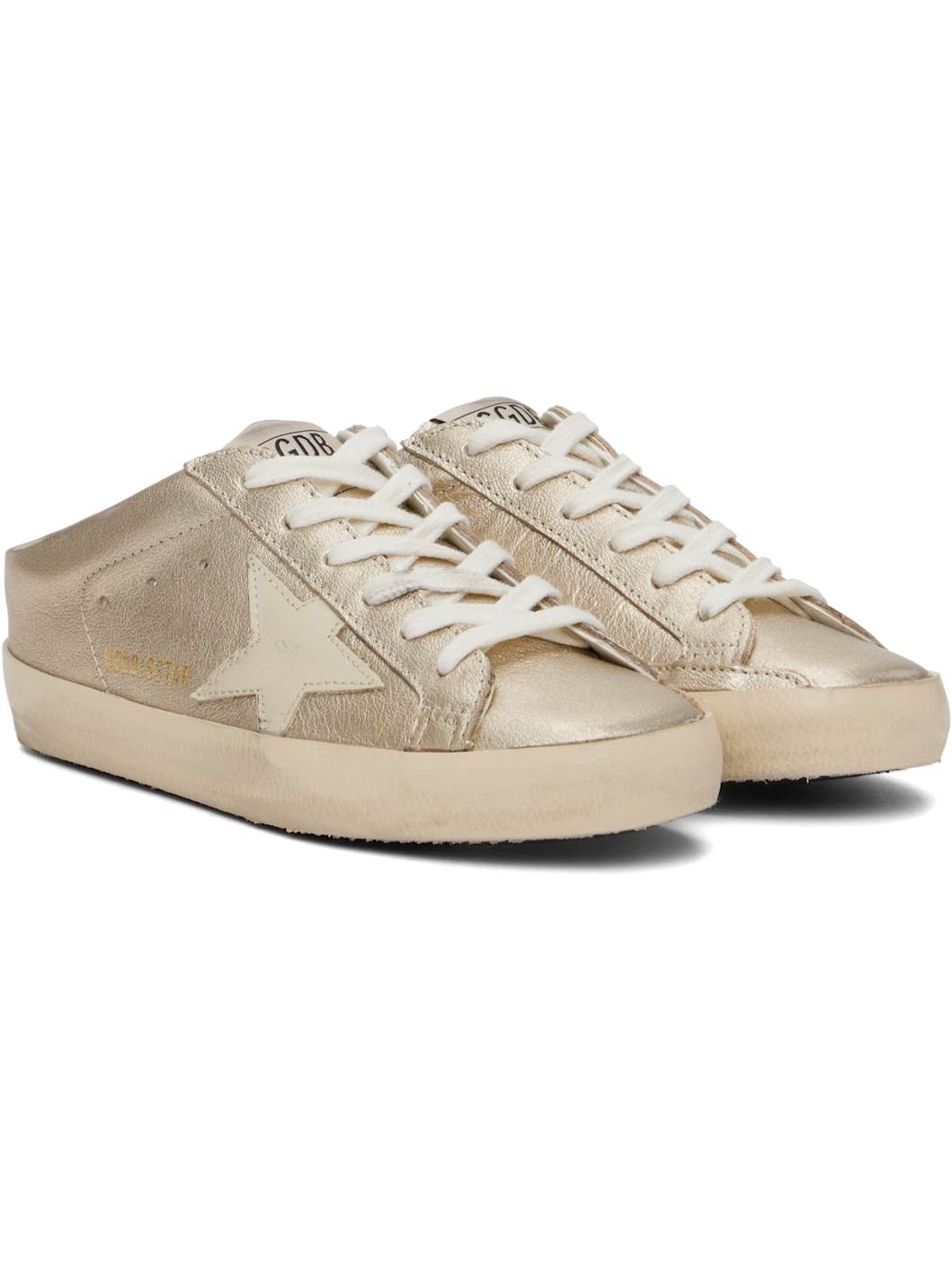 Gold Super-Star Sabot Sneakers - 4
