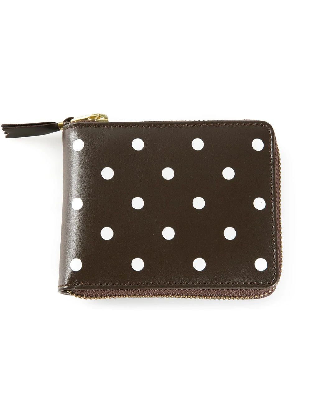 'Polka Dots Printed' zip around wallet - 1