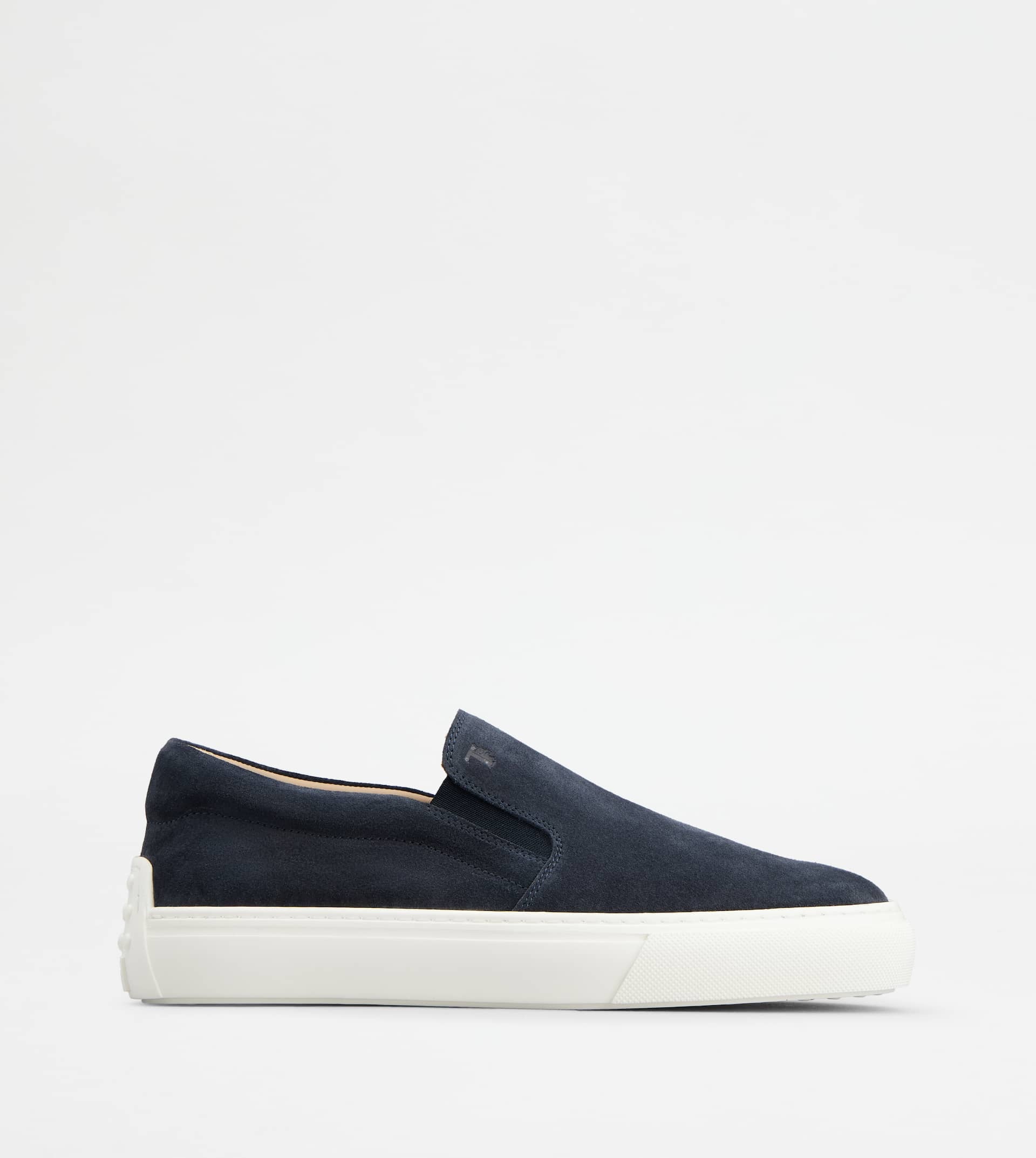 SLIP-ONS IN SUEDE - BLUE - 1