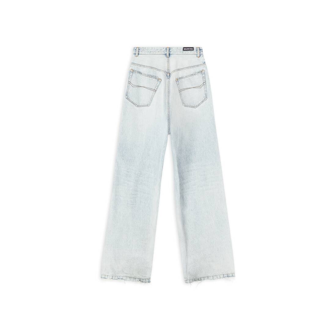 Pull-up Pants in Light Blue - 5