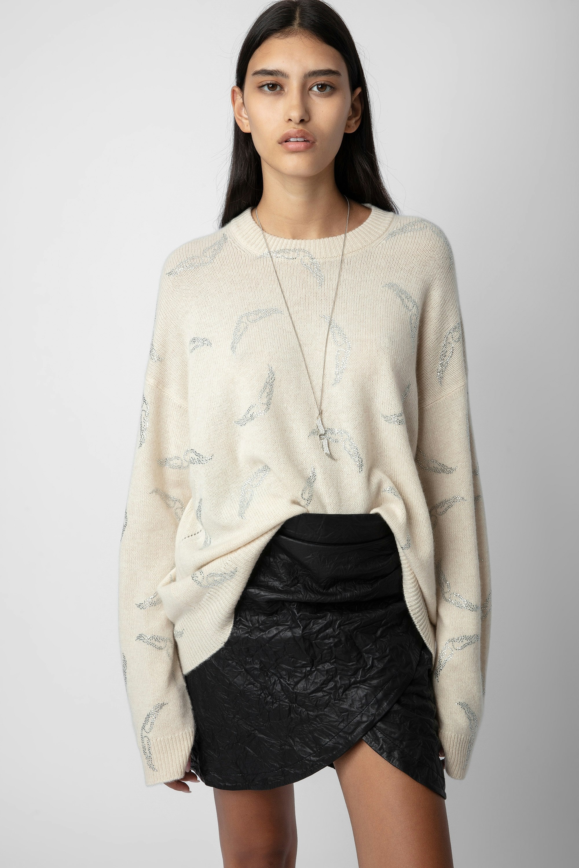 Markus Diamanté Cashmere Sweater - 3