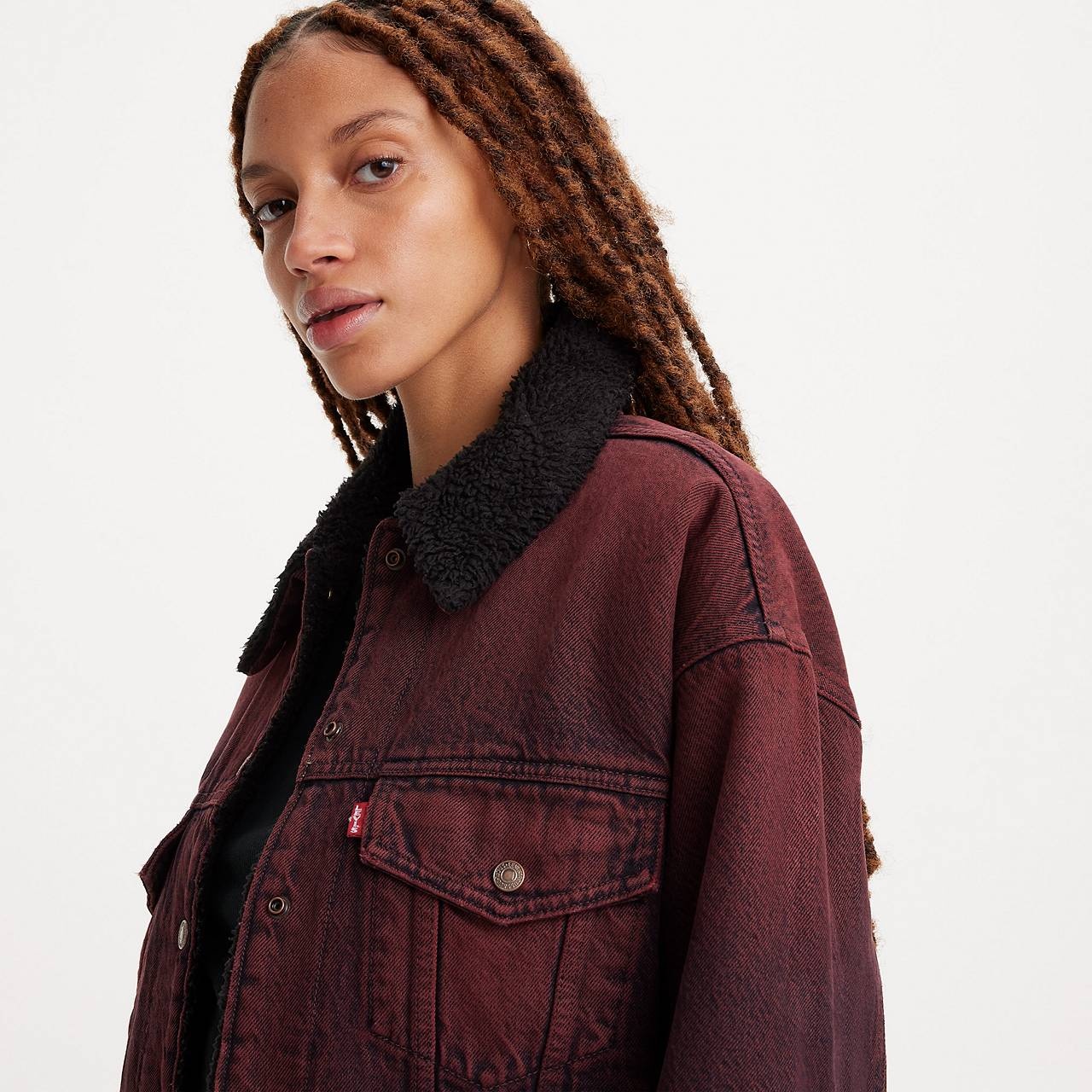 90S SHERPA TRUCKER JACKET - 4
