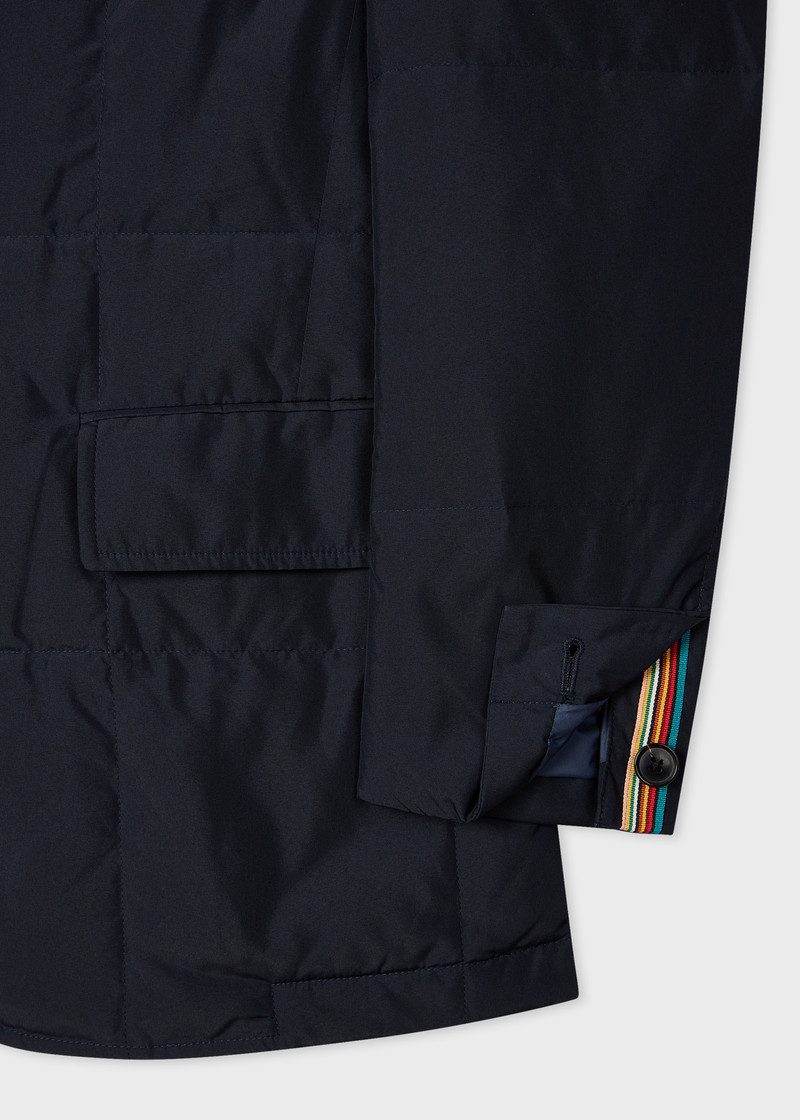 Navy Quilted Down Technical Blazer 3