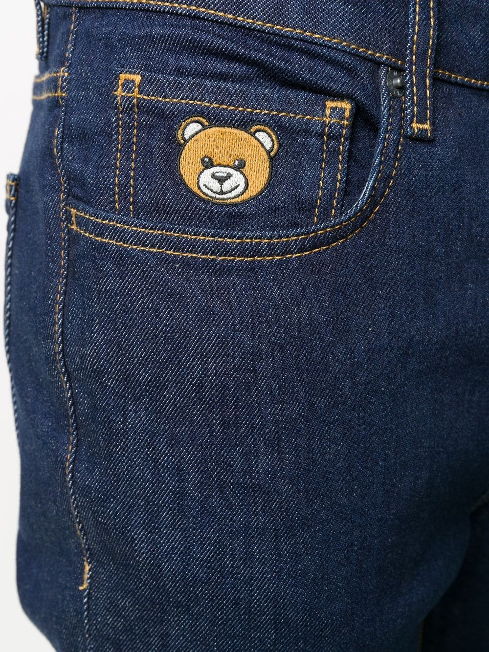 Teddy Bear patch jeans - 5