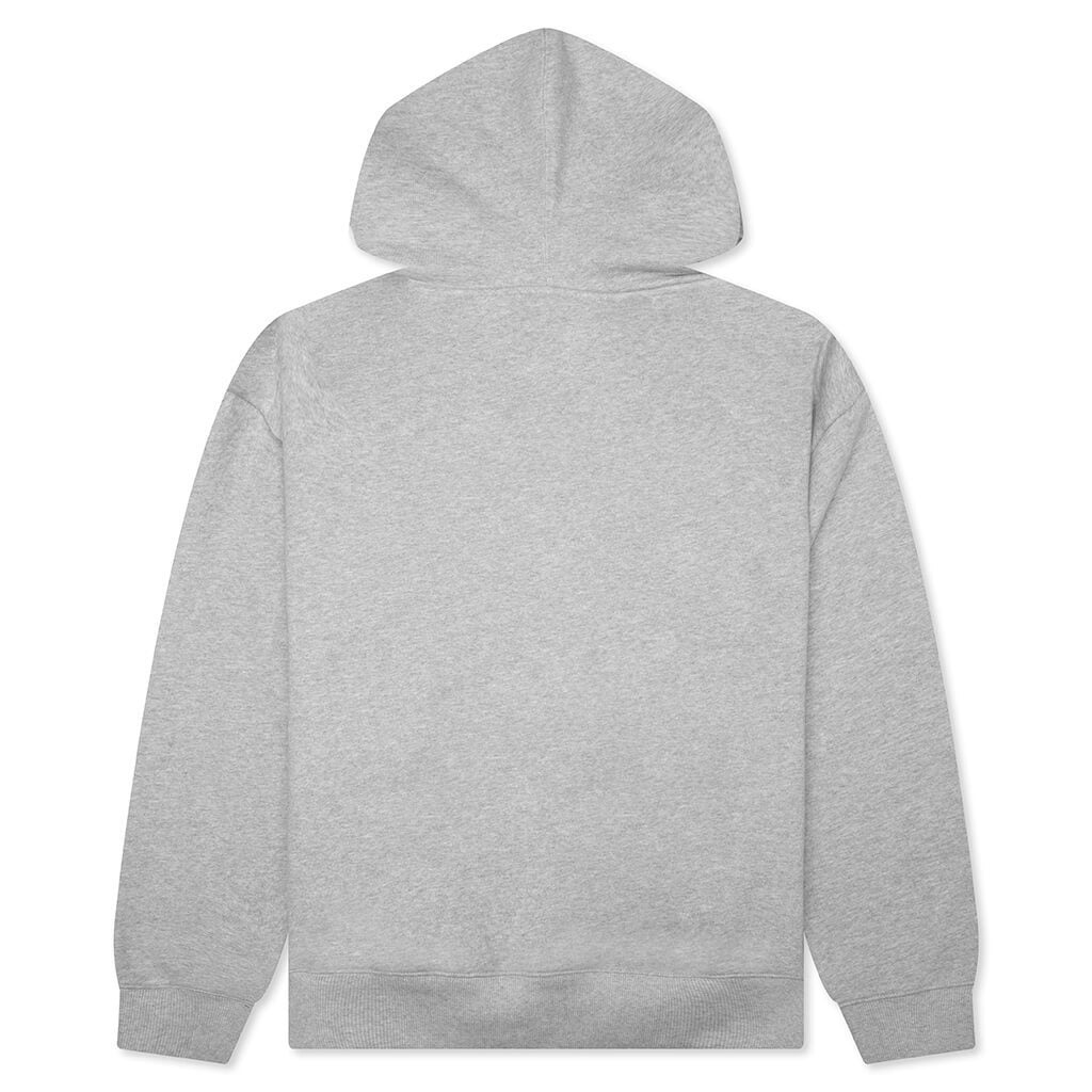 OLD ENGLISH HOODIE - HEATHER GREY - 2
