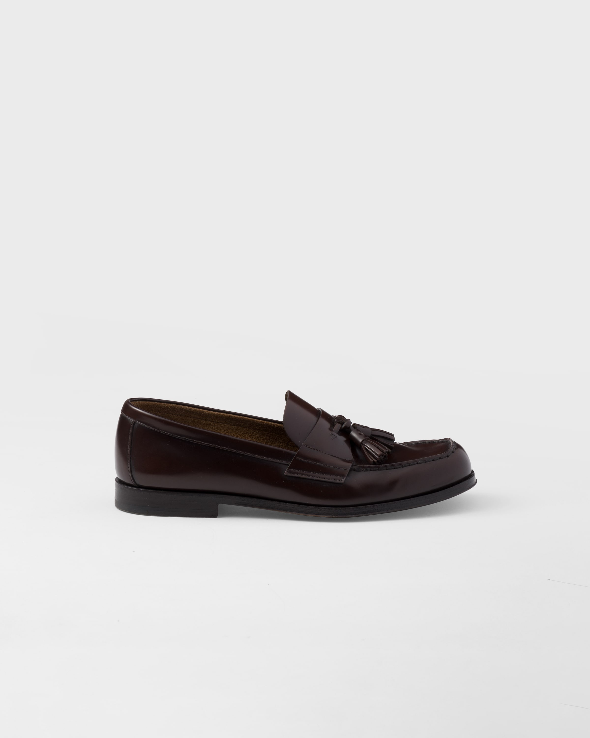 Brushed leather loafers - 2