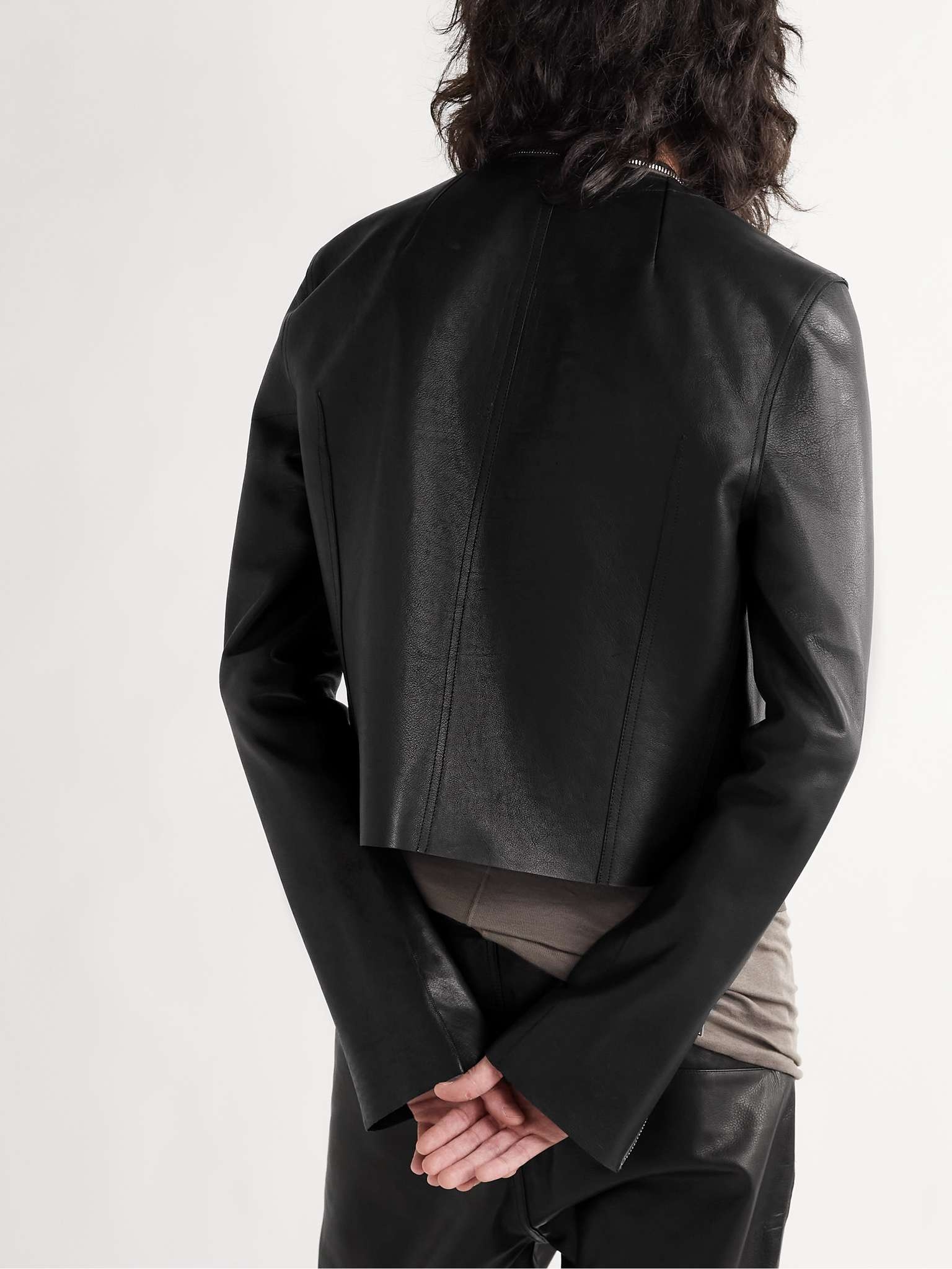 Klaus Slim-Fit Leather Jacket - 4