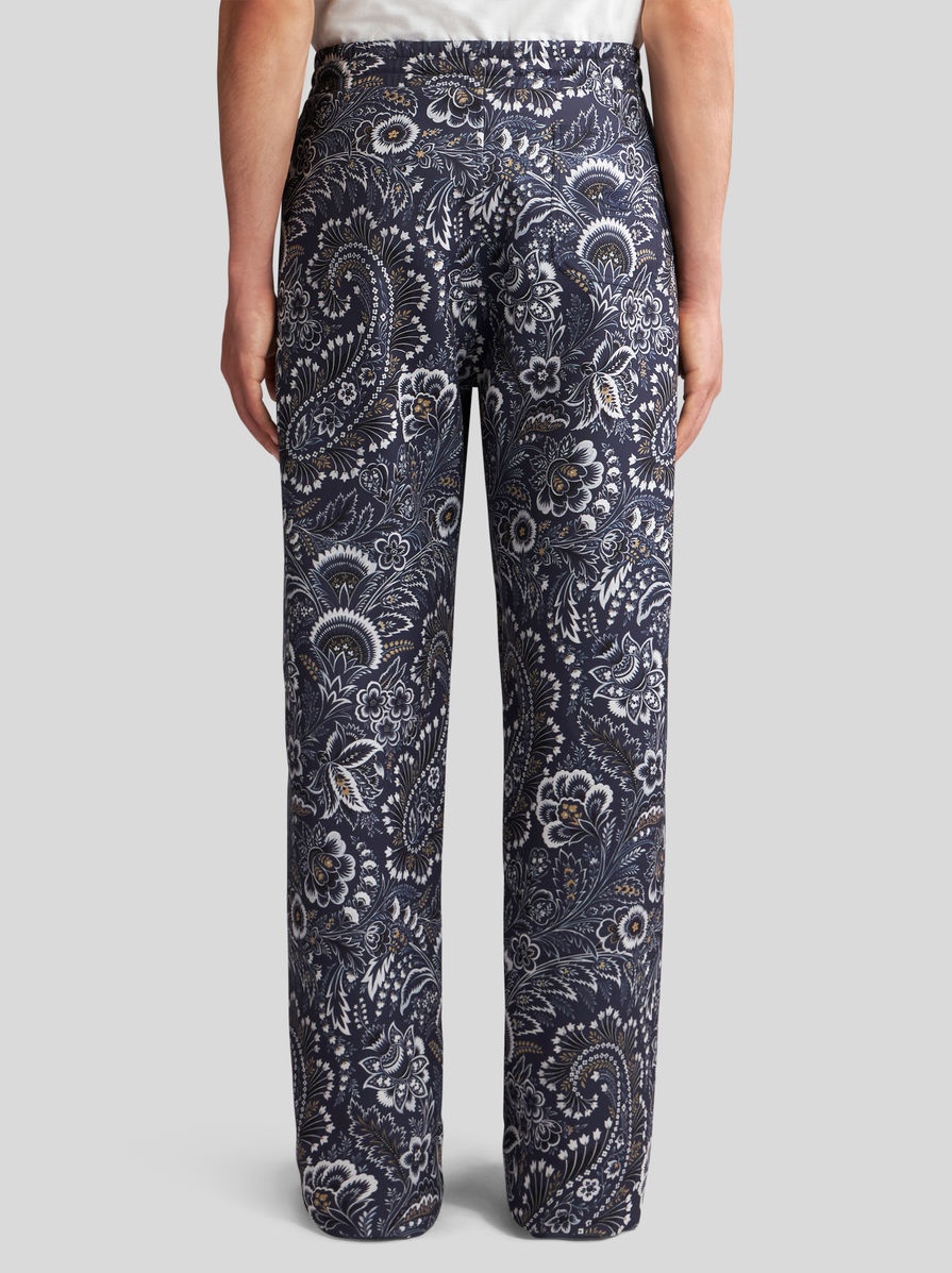 FLORAL PAISLEY JOGGING TROUSERS - 4