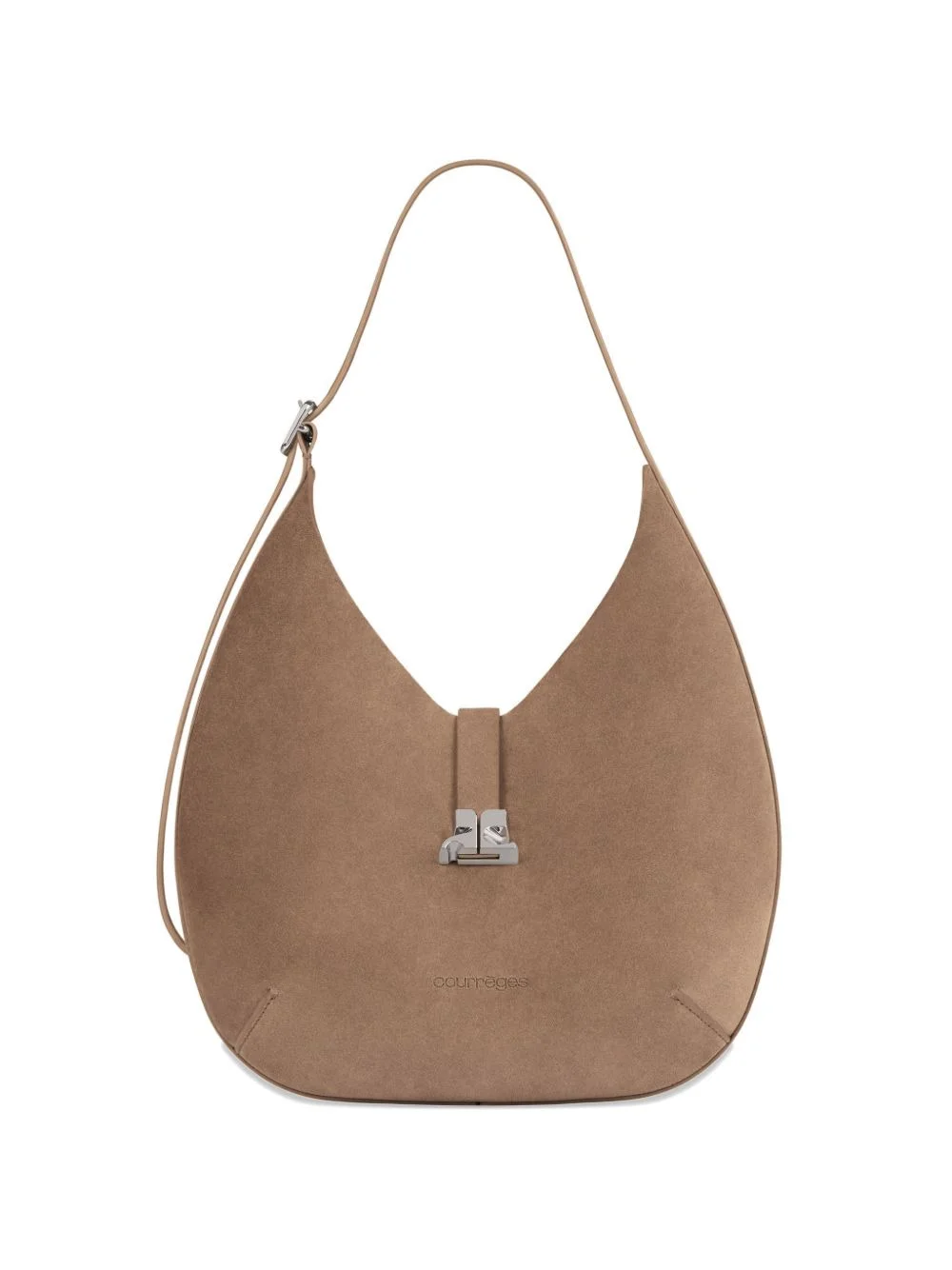 small logo-plaque shoulder bag - 1