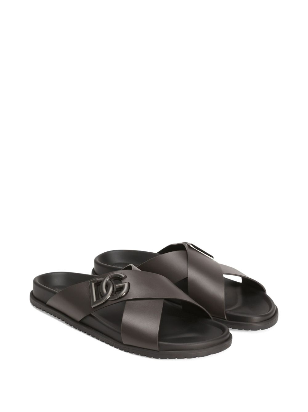 leather slides - 2