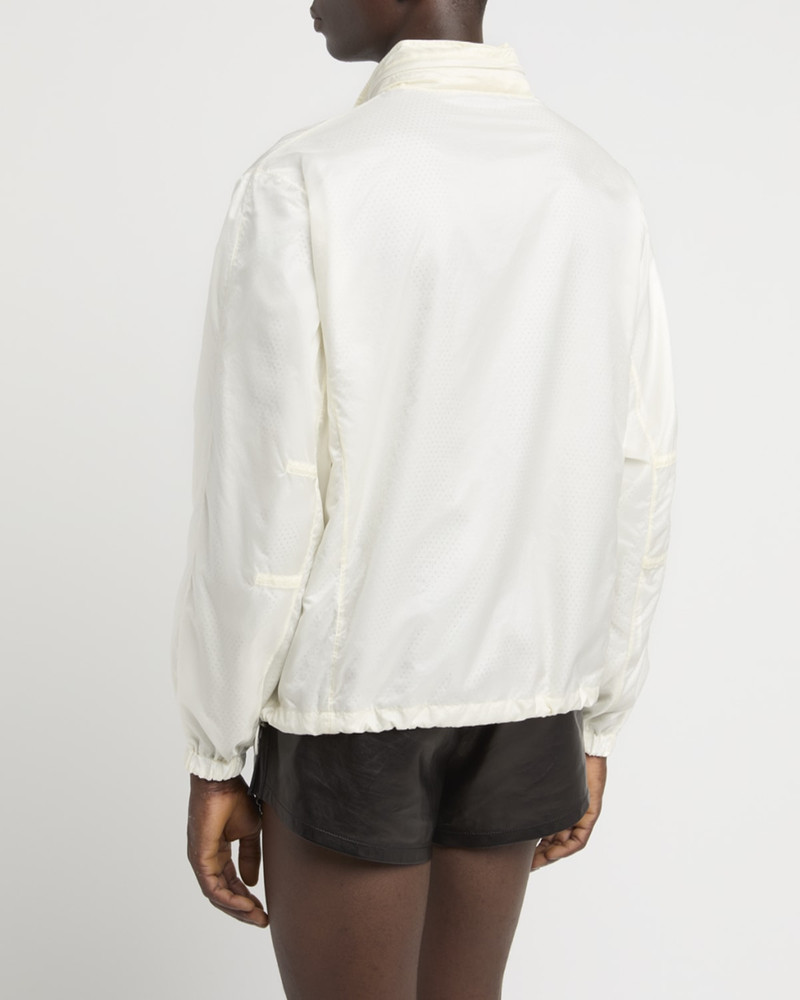 TOM FORD Men's Sheer Nylon Half-Zip Hoodie outlook