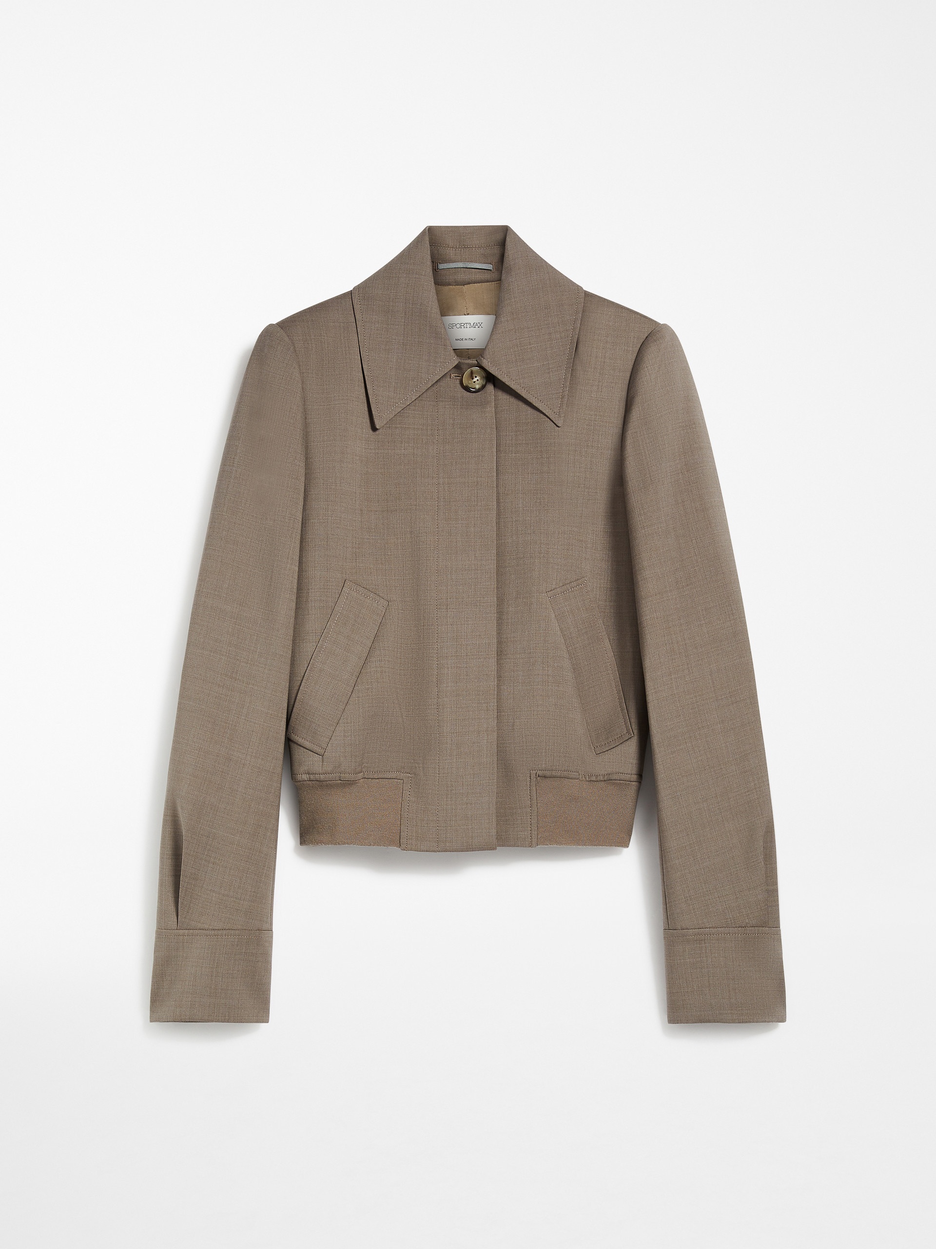 SMALTO Stretch wool bomber jacket - 1
