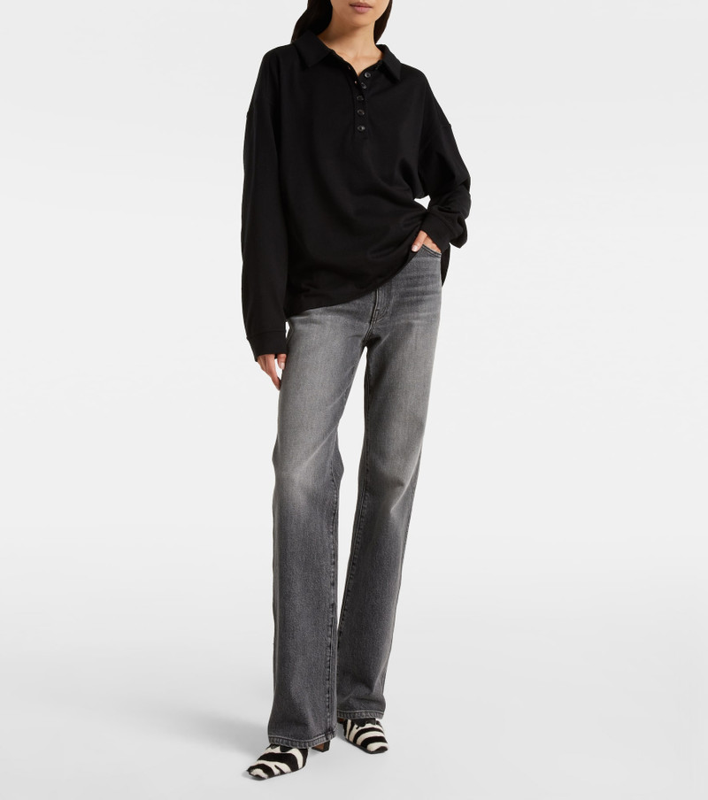 KHAITE Nevada 85 calf hair and leather ankle boots outlook