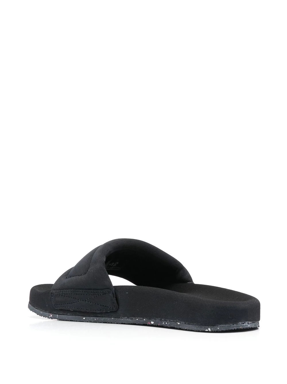 logo-patch slip-on slides - 3