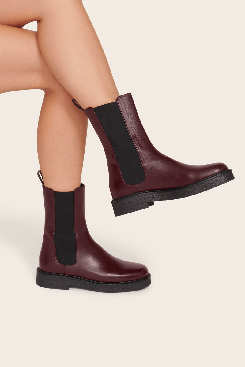 STAUD STAUD PALAMINO BOOT PLUM BLACK outlook