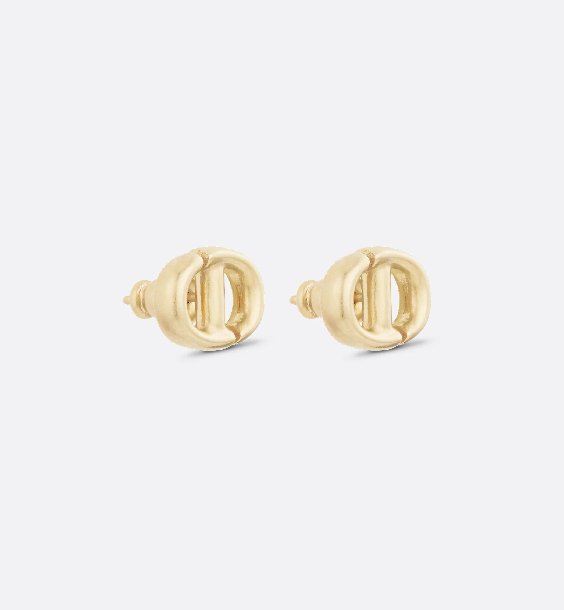 Dior CD Navy Stud Earrings | REVERSIBLE