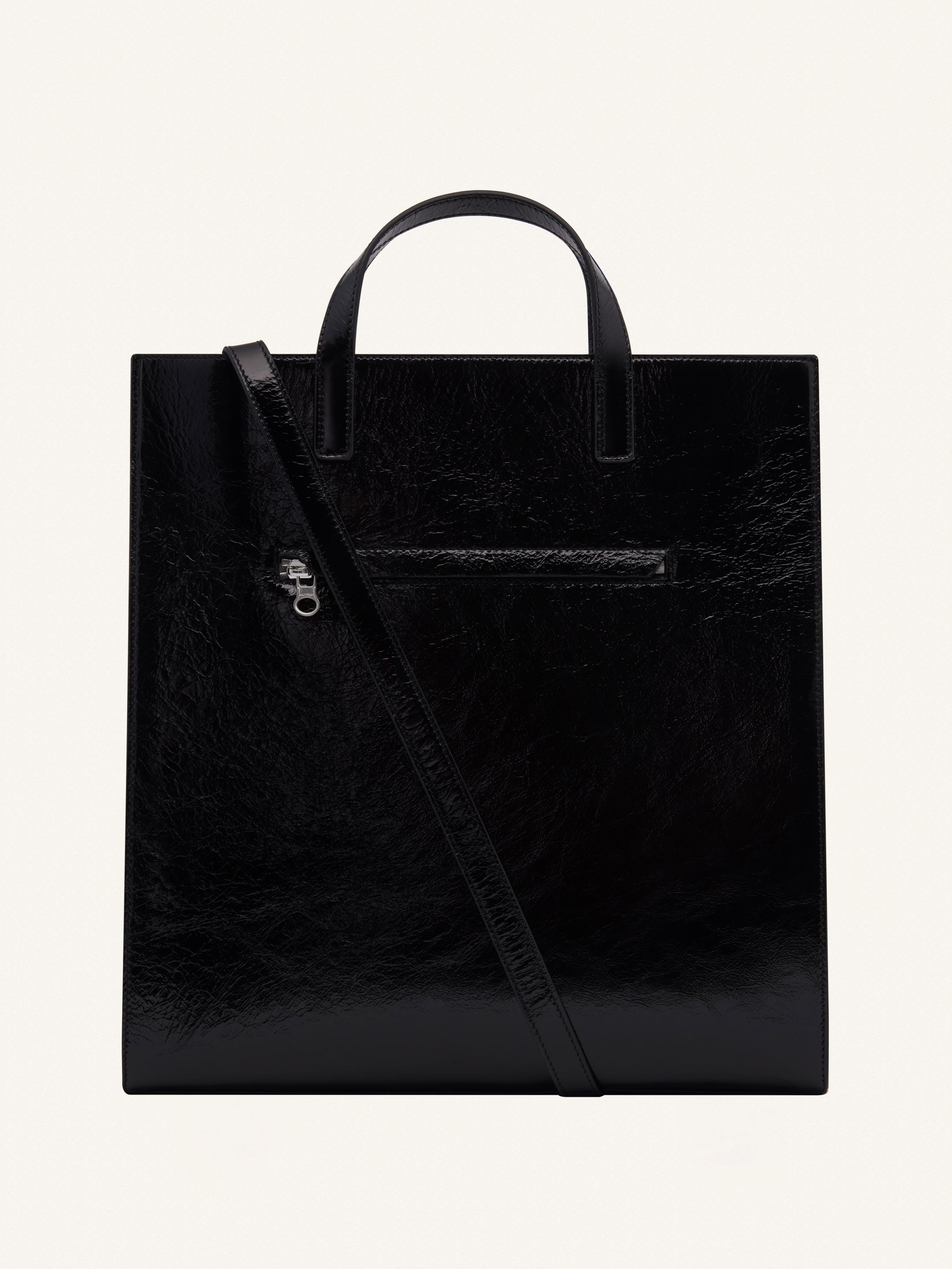 HERITAGE NAPLACK LEATHER TOTE BAG - 3