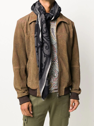 Etro paisley print scarf outlook